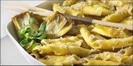 Garganelli with artichokes