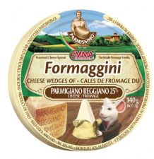Formaggini spreadable cheese wedges at Parmigiano Reggiano  flavour